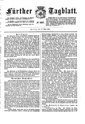 Fürther Tagblatt Freitag 27. Mai 1864