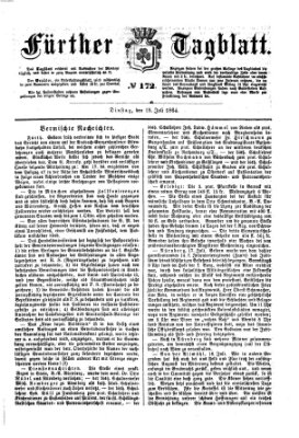 Fürther Tagblatt Dienstag 19. Juli 1864