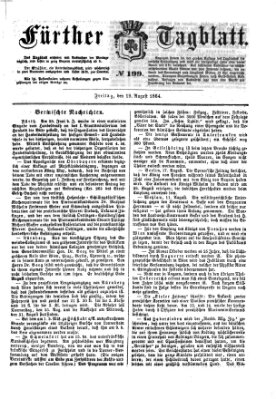 Fürther Tagblatt Freitag 19. August 1864