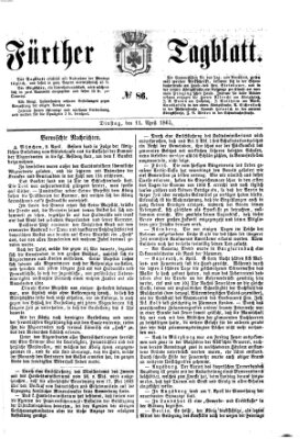 Fürther Tagblatt Dienstag 11. April 1865