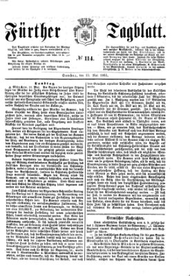 Fürther Tagblatt Samstag 13. Mai 1865