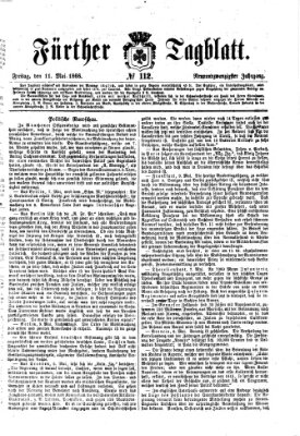 Fürther Tagblatt Freitag 11. Mai 1866