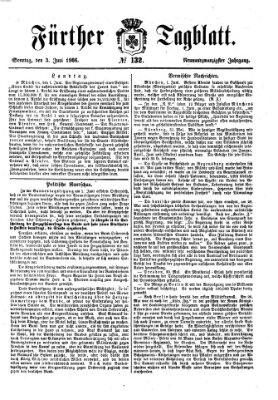 Fürther Tagblatt Sonntag 3. Juni 1866