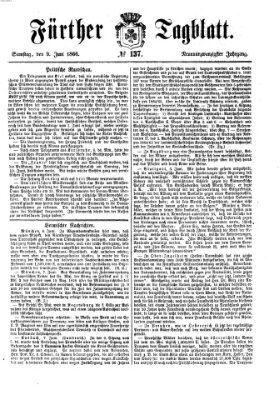 Fürther Tagblatt Samstag 9. Juni 1866