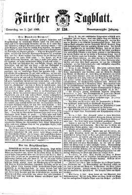 Fürther Tagblatt Donnerstag 5. Juli 1866