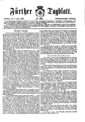 Fürther Tagblatt Samstag 7. Juli 1866