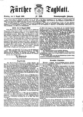 Fürther Tagblatt Sonntag 5. August 1866