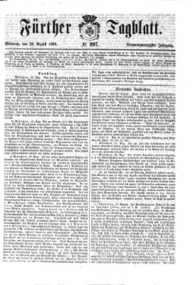 Fürther Tagblatt Mittwoch 29. August 1866