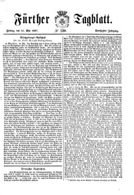 Fürther Tagblatt Freitag 31. Mai 1867