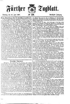Fürther Tagblatt Sonntag 30. Juni 1867