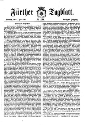 Fürther Tagblatt Mittwoch 3. Juli 1867