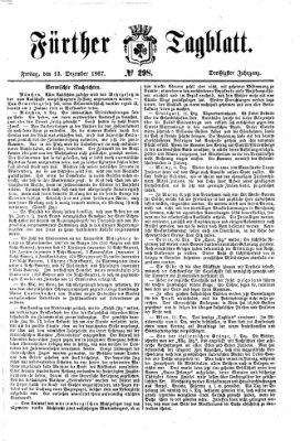 Fürther Tagblatt Freitag 13. Dezember 1867