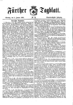 Fürther Tagblatt Sonntag 5. Januar 1868