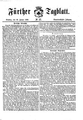 Fürther Tagblatt Sonntag 19. Januar 1868