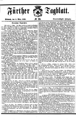 Fürther Tagblatt Mittwoch 4. März 1868