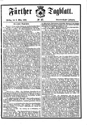Fürther Tagblatt Freitag 6. März 1868