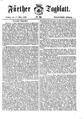Fürther Tagblatt Dienstag 17. März 1868