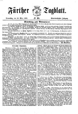 Fürther Tagblatt Donnerstag 19. März 1868