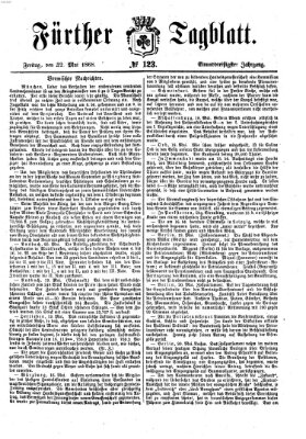 Fürther Tagblatt Freitag 22. Mai 1868