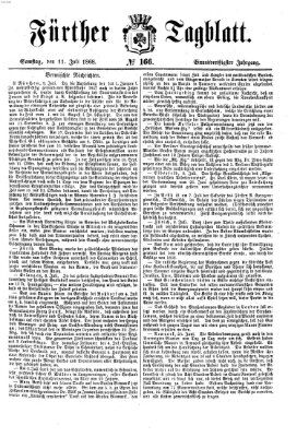 Fürther Tagblatt Samstag 11. Juli 1868