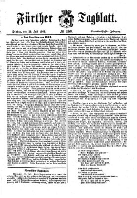 Fürther Tagblatt Dienstag 28. Juli 1868