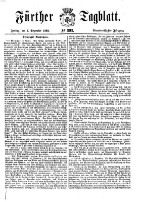 Fürther Tagblatt Freitag 4. Dezember 1868