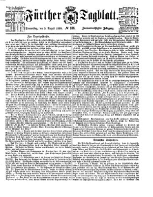 Fürther Tagblatt Donnerstag 5. August 1869