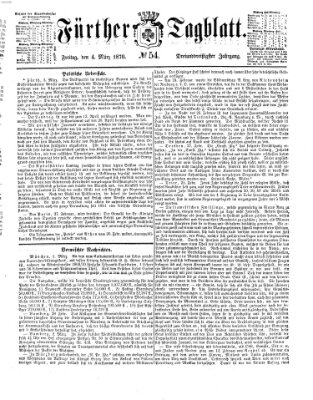 Fürther Tagblatt Freitag 4. März 1870