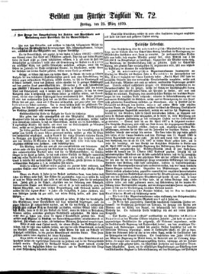 Fürther Tagblatt Freitag 25. März 1870