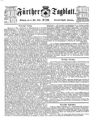 Fürther Tagblatt Mittwoch 4. Mai 1870