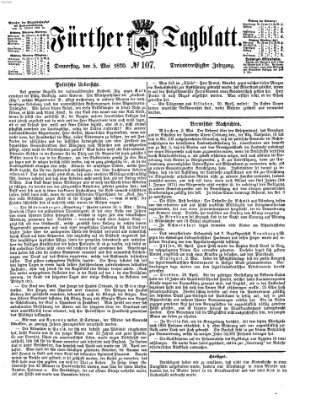 Fürther Tagblatt Donnerstag 5. Mai 1870