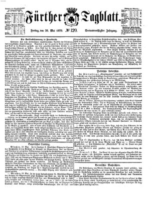 Fürther Tagblatt Freitag 20. Mai 1870