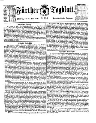 Fürther Tagblatt Mittwoch 25. Mai 1870