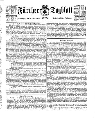 Fürther Tagblatt Donnerstag 26. Mai 1870