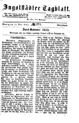 Ingolstädter Tagblatt Montag 28. September 1863