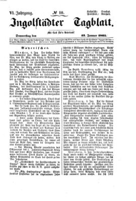 Ingolstädter Tagblatt Donnerstag 12. Januar 1865