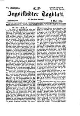 Ingolstädter Tagblatt Dienstag 2. Mai 1865