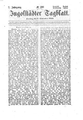 Ingolstädter Tagblatt Samstag 1. September 1866