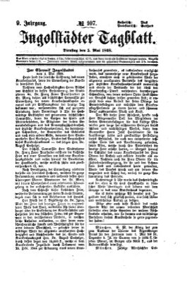 Ingolstädter Tagblatt Dienstag 5. Mai 1868