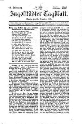 Ingolstädter Tagblatt Montag 20. Dezember 1869
