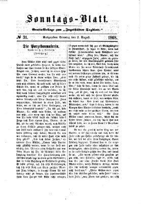Ingolstädter Tagblatt Sonntag 2. August 1868