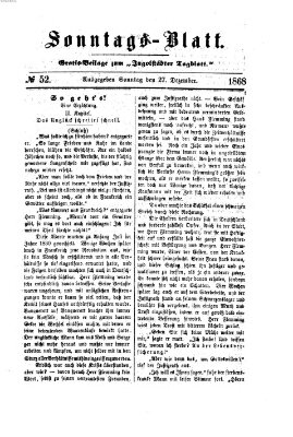 Ingolstädter Tagblatt Sonntag 27. Dezember 1868