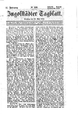 Ingolstädter Tagblatt Dienstag 10. Mai 1870
