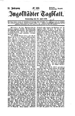 Ingolstädter Tagblatt Donnerstag 21. Juli 1870