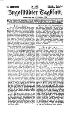 Ingolstädter Tagblatt Donnerstag 27. Oktober 1870