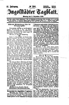 Ingolstädter Tagblatt Montag 5. Dezember 1870