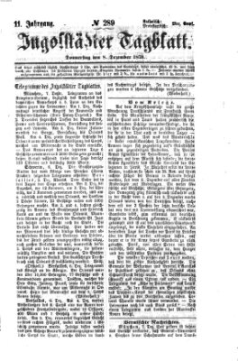 Ingolstädter Tagblatt Donnerstag 8. Dezember 1870