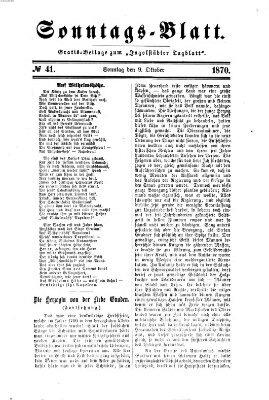 Ingolstädter Tagblatt Sonntag 9. Oktober 1870
