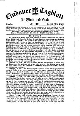 Lindauer Tagblatt für Stadt und Land Dienstag 21. Mai 1861