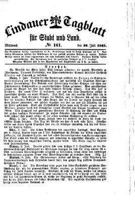 Lindauer Tagblatt für Stadt und Land Mittwoch 10. Juli 1861